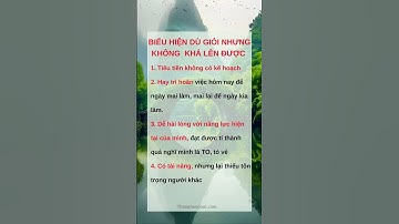 Biểu hiện dù có giỏi cũng không khá lên được #hanitran #thanhhangaut #tuduy #docsach