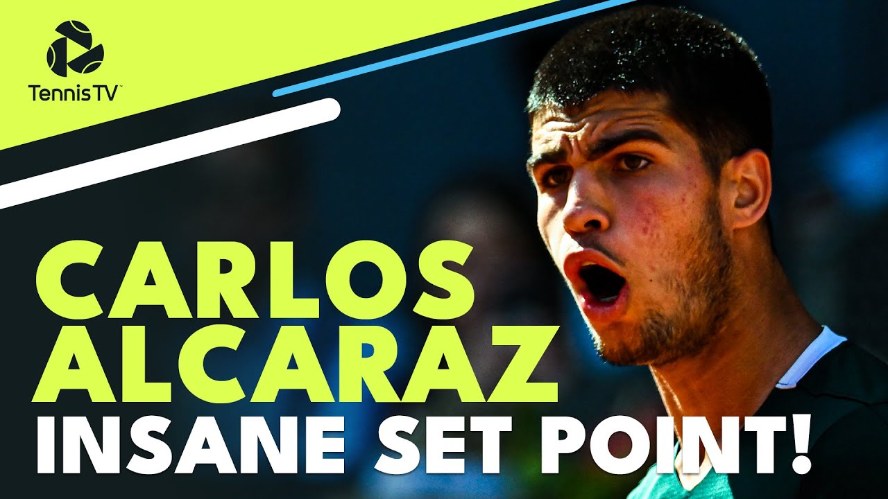 BEDLAM IN MADRID! Insane Carlos Alcaraz Set Point vs Djokovic | Madrid 2022 Highlights
