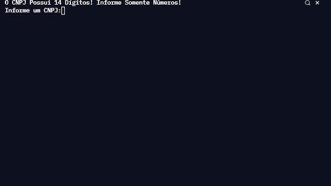 PYTHON - API IP - INFORMAÇÕES SOBRE UM CNPJ