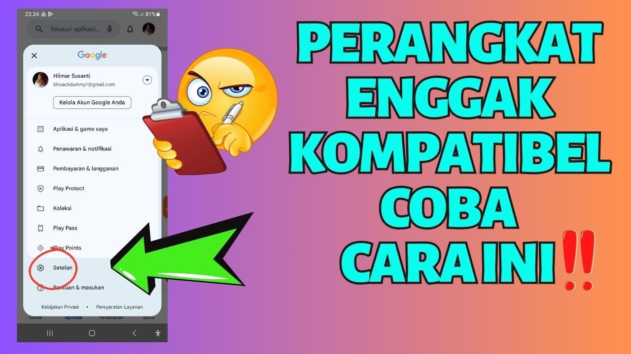 Cara Mengatasi Perangkat Anda tidak Kompatibel dengan Versi ini di