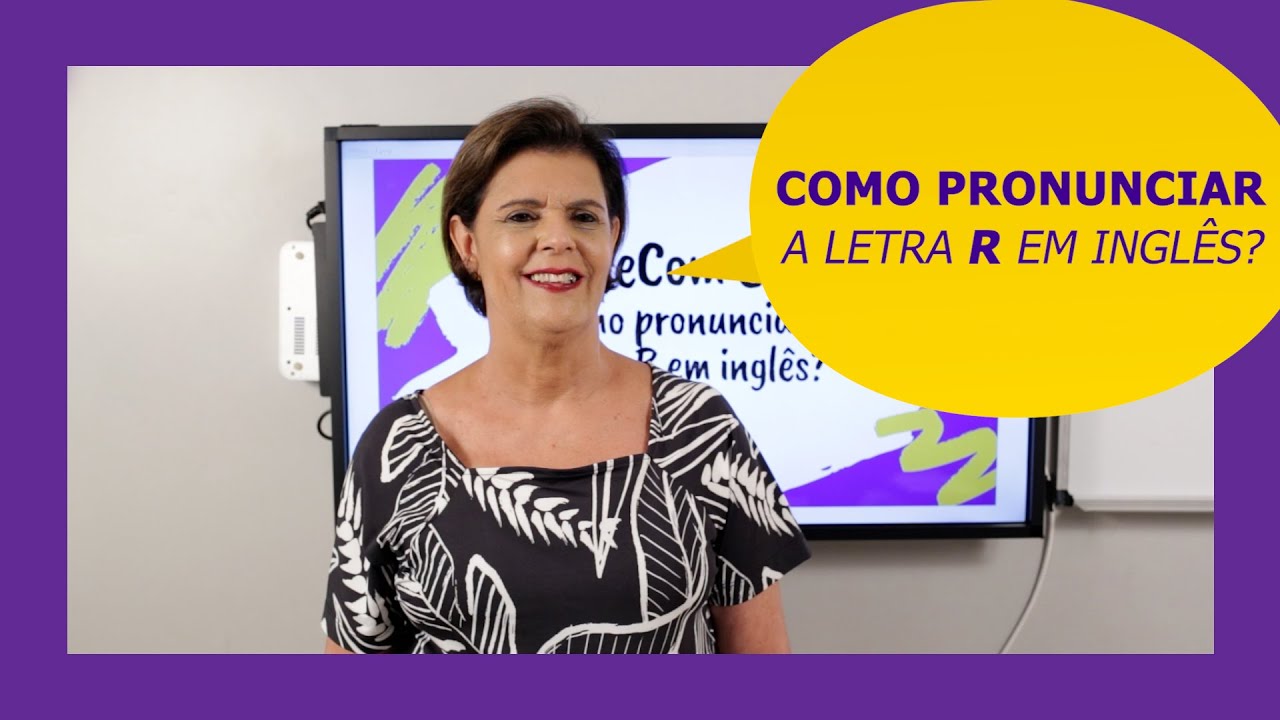 Como pronunciar a letra R em inglês? - YouTube