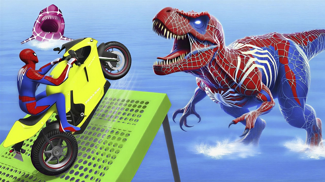 الرجل العنكبوت انقاذ باتمان Spider-Man Rescue batman vs iron man vs venom funny Game GTA 5 superhero