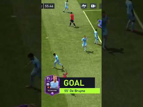 هدف عالمي اسيست برناردو سيلفا و هدف دي بروين  