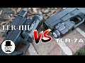 Recoil reduction  streamlight tlr1hl vs streamlight tlr7a  and comparing the two popular wmls