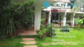 Luxurious 5 Bedroom House For Rent In Ferns Meadows Bileshvale Kothanur | Luxury House For Rent