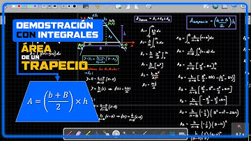 📗 Demostración Área de un Trapecio con Integrales