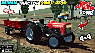 Best Offline Indian Tractor Simulator Game - And It's ONLY 80 MB?! screenshot 1