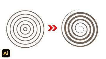 Try this, How to Make Spiral Lollipop Style - Adobe Illustrator Tutorials