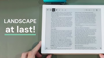 Supernote landscape mode is HERE! [demo] - added to firmware update 2.2.12 - Supernote A5X & A6X