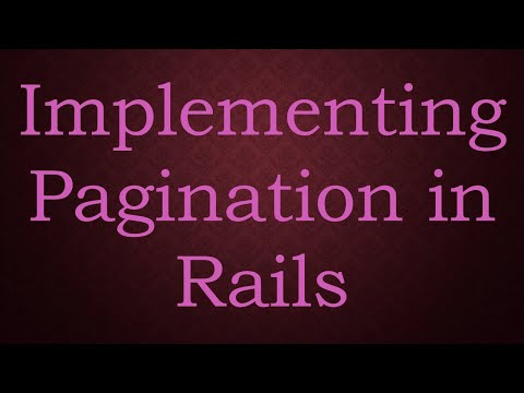 Implementing Pagination in Rails
