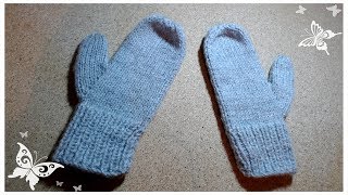 TUTO moufles pour enfant au tricot 