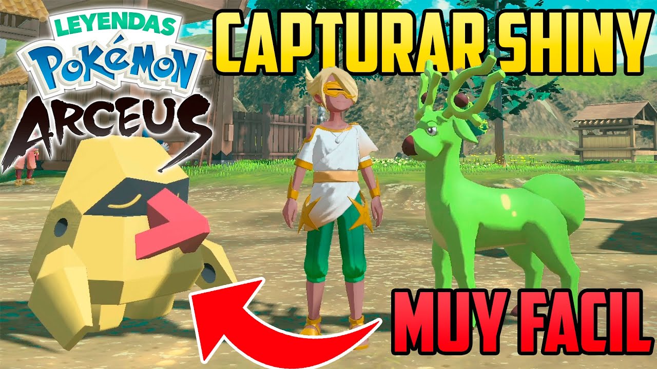 COMO CAPTURAR SHINY *MUY FACIL* en LEYENDAS de ARCEUS