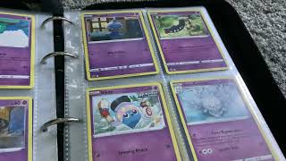 Pokémon card binder collection