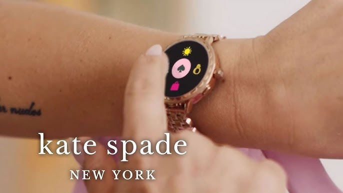 Produktiv kvarter stilhed Kate Spade Scallop Smartwatch 2 Hands-On: Android Wear in a prettier  package at CES 2019 - YouTube