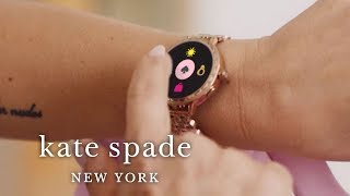 busy philipps introduces our new scallop smartwatch 2 | kate spade new york