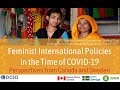 DCED webinar Feminist International Policies in the Time of COVID19: Perspectives of Canada & Sweden