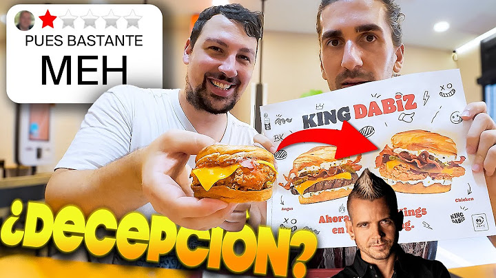 🔴¿FRACASO?🔴PROBANDO las HAMBURGUESAS de DABIZ MUÑOZ con BURGER KING 🍔 ¿¿QUÉ ES ESTO??