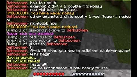 FalseBook - How to use/build cauldrons