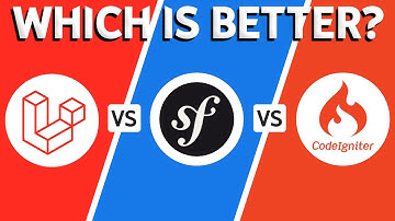 Laravel vs Symfony vs CodeIgniter (2025) - Which One Is BEST?