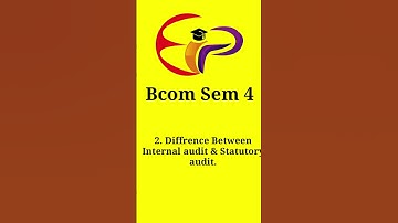 bcom sem 4 | auditing| most imp question| april 2023| gujarat university