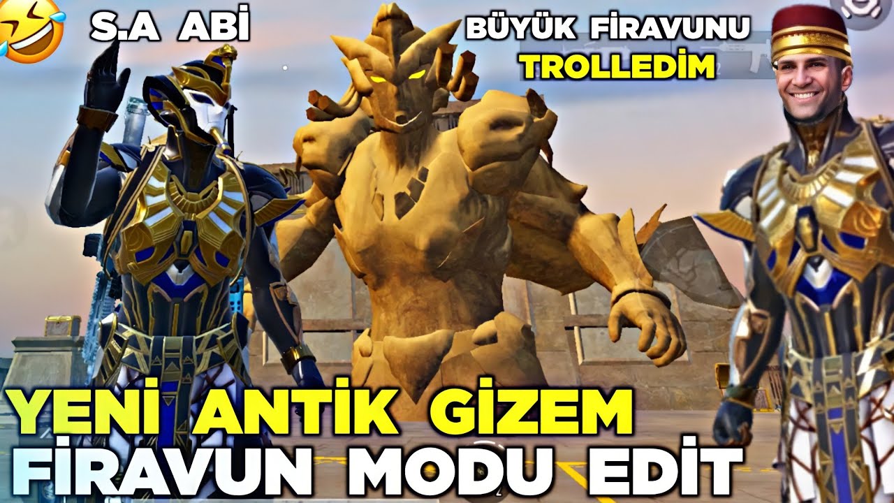 YENİ FİRAVUN MODU 😱 EFSANE EDİT !! 😂 PUBG MOBİLE KOMİK MONTAJ