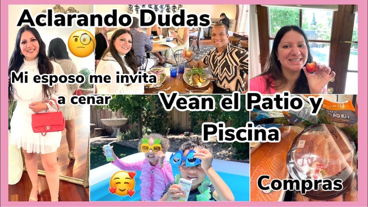 ACLARANDO SUS DUDAS VEAN EL PATIO Y PISCINA COMPRAS MI ESPOSO ME 