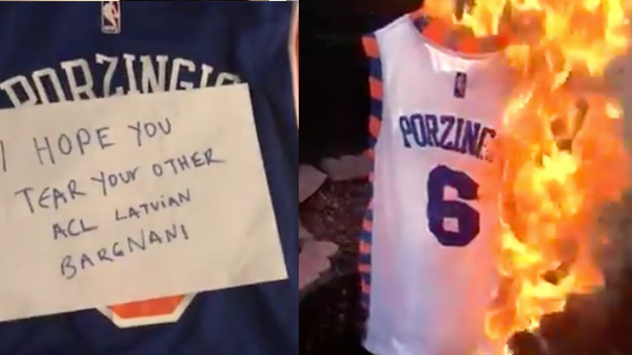 burning jersey