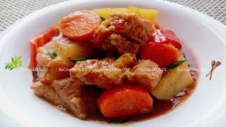 BRAISED PORK RIBS WITH POTATO RECIPE