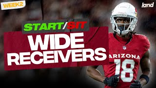 Week 2 Wide Receivers To START and SIT! (every matchup)