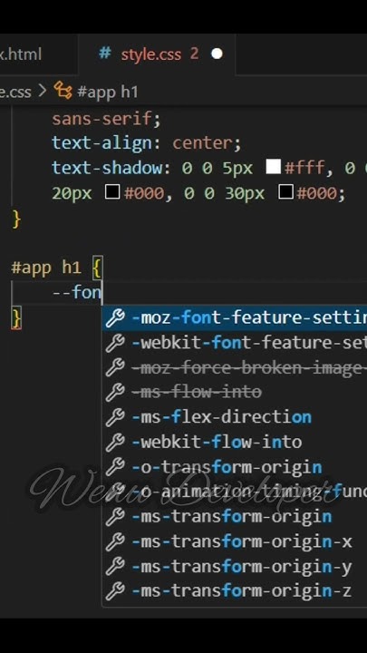 | Lightning Mouse pointer using HTML and CSS | Wenu Developer || # ...