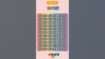 FIND THE ODDONEOUT! #find #number #oddoneout #iq#puzzle #logic #shorts #short #trending #trend#viral