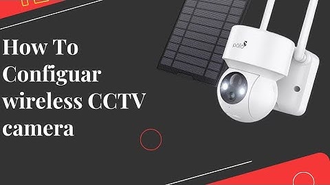 How To Connect Pollo Wireless CCTV Camera With internet !