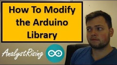 Modifying the Example Library in the Arduino Software