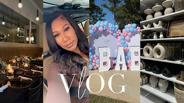VLOG | BIRTHDAY DINNER SET UP, CELEBRATING, GENDER REVEAL, NEW HOME DECOR, COOKING, CHATS + MORE