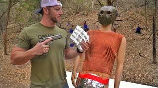 Redneck Face Armor and Copper Chain Mail Testing... WHATTT THE