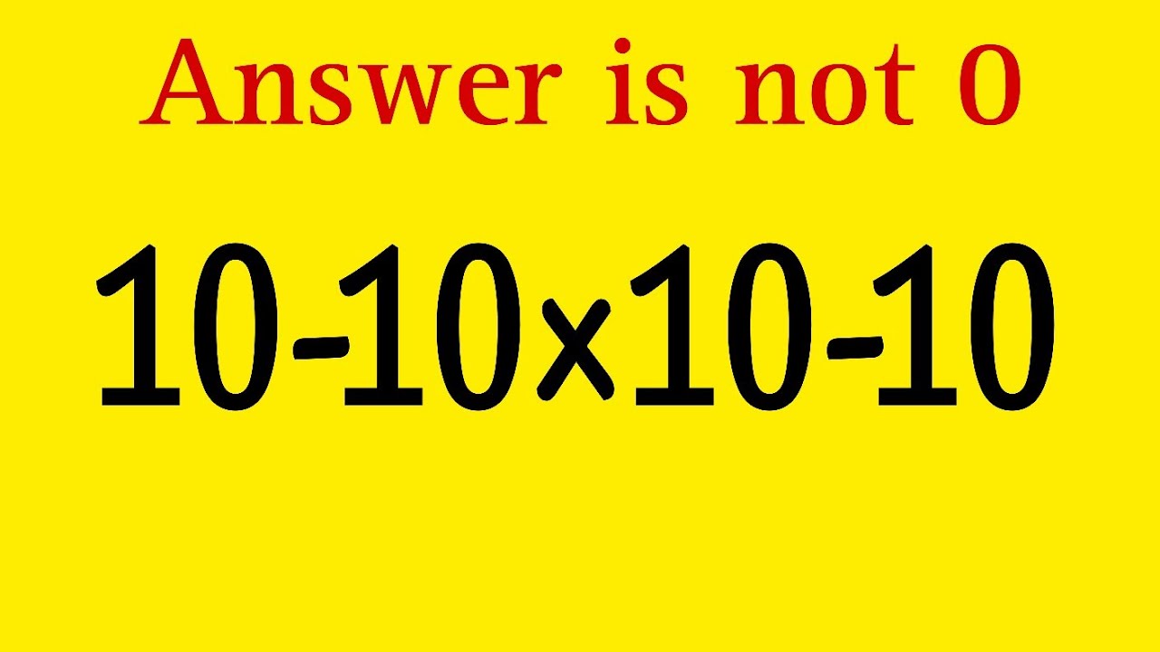 Only 1 in 5 Can Solve This BASIC Math Problem! #simplify - YouTube