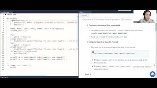 Command Line Arguments in Python (Question 4)