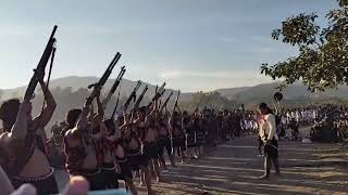 GUN SALUTE TO KUKI-ZO MARTYRS|| AT THE KUKI-ZO MARTYRS CEMETERY NEAR KHUGADAM -20 DECEMBER, 2023