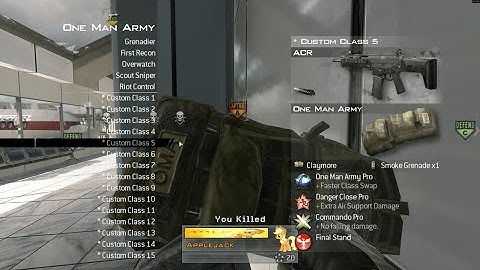 One Man Army tubing the Pony Bots on IW4x MW2