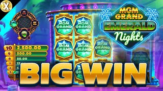 Biggest EPIC WINs ⚡ MGM Grand Emerald Nights ⚡ NEW Online Slot EPIC Big WIN - Push Gaming