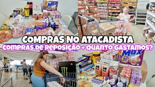 COMPRAS DA SEMANA NO ATACADISTA | QUANTO GASTAMOS | TENDA ATACADO