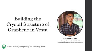 Building the crystal structure of Graphene in Vesta screenshot 5