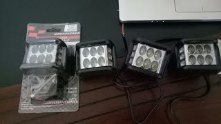 Unboxing CR7 LED LAMP. STROBO COCOK UNTUK MOTOR DAN MOBIL. 