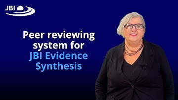 Peer Reviewing System for JBI Evidence Synthesis