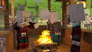 Steve ve Alex köyü kurtarıyor (Minecraft Animation)