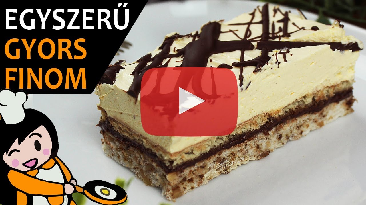 Violetta szelet - Recept Videók