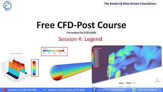 CFD-Post Tutorial | Session 4: Mastering the Legend Tool for Professional CFD Visualization