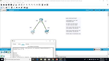 CISCO CCNA LAB 1 CONFIGURACION BASICA Y TELNET (ICDN1)