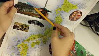 ASMR ~ Japan History and Geography ~ Soft Spoken Page Turning Maps ~ Re-Upload screenshot 5