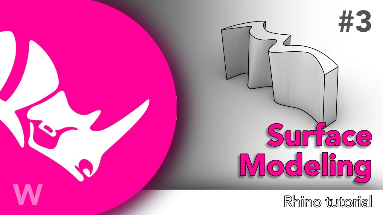 Rhino Tutorial for Beginners | Simple Surface Modeling Step by Step ...